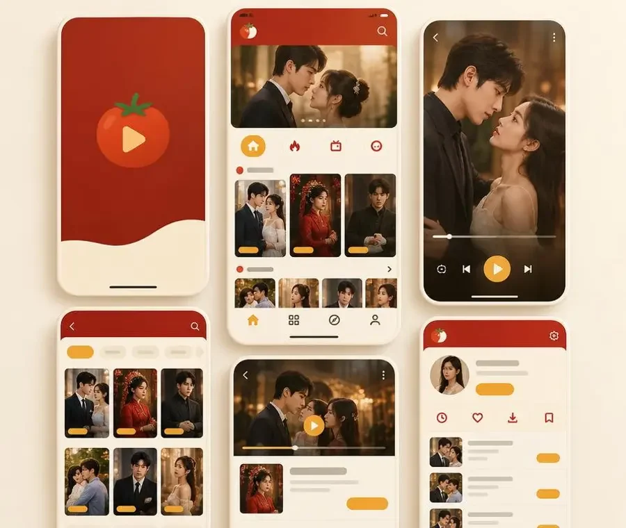 黄果短剧 移动客户端界面预览图
