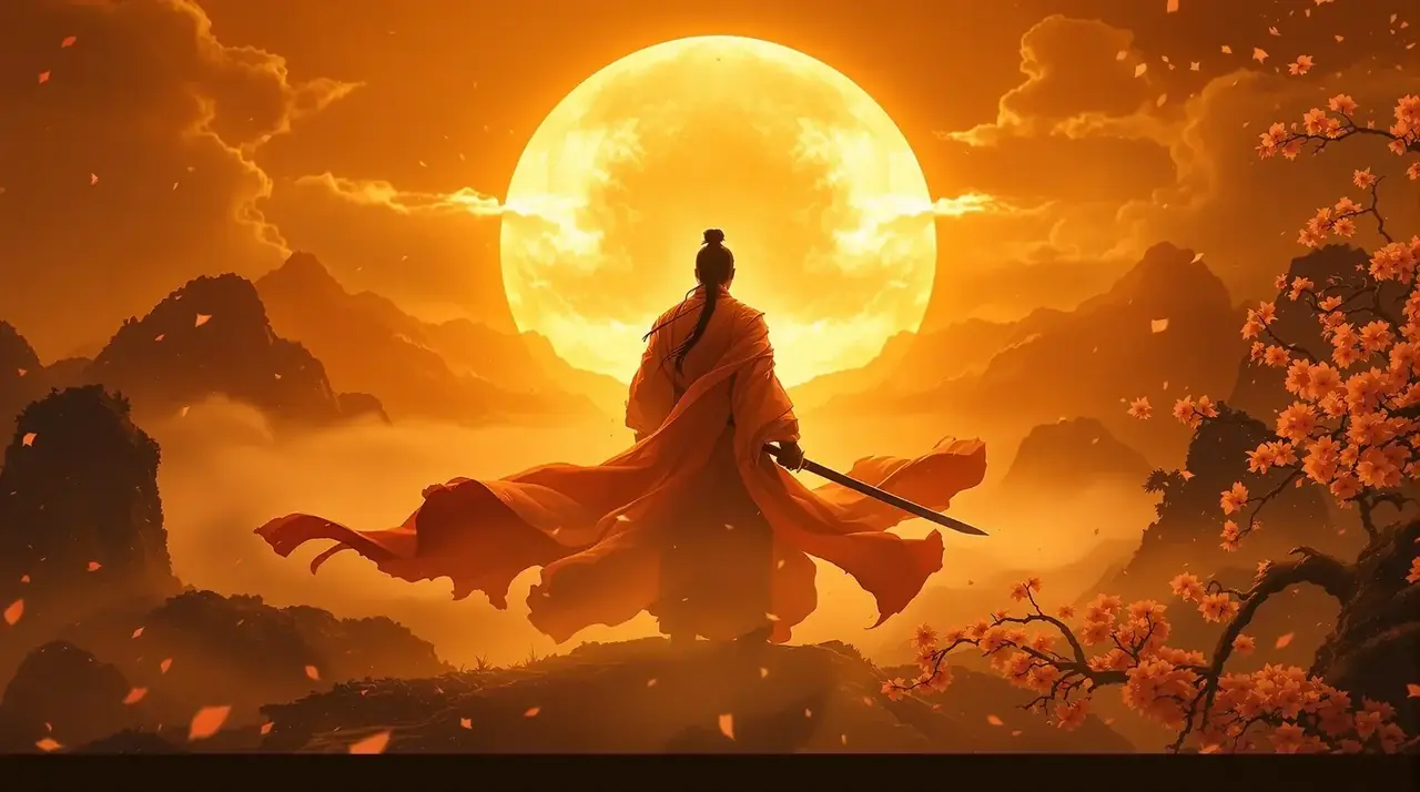 无名少主 主视觉海报，宗门逆袭 · 热血连载中